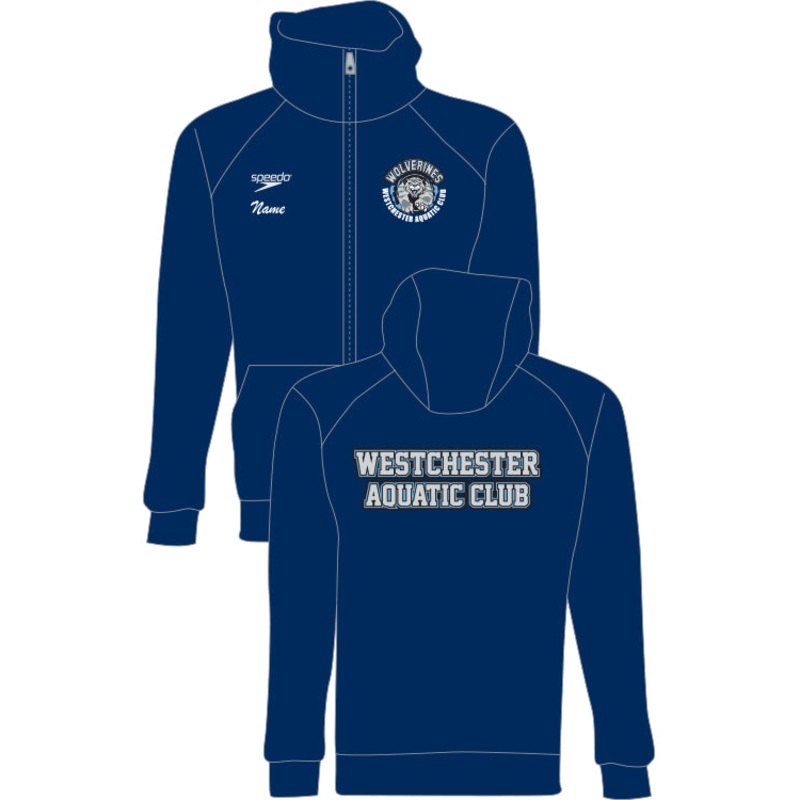 Westchester Aquatic Club - SPEEDO Youth Hooded Warm-Up Jacket
