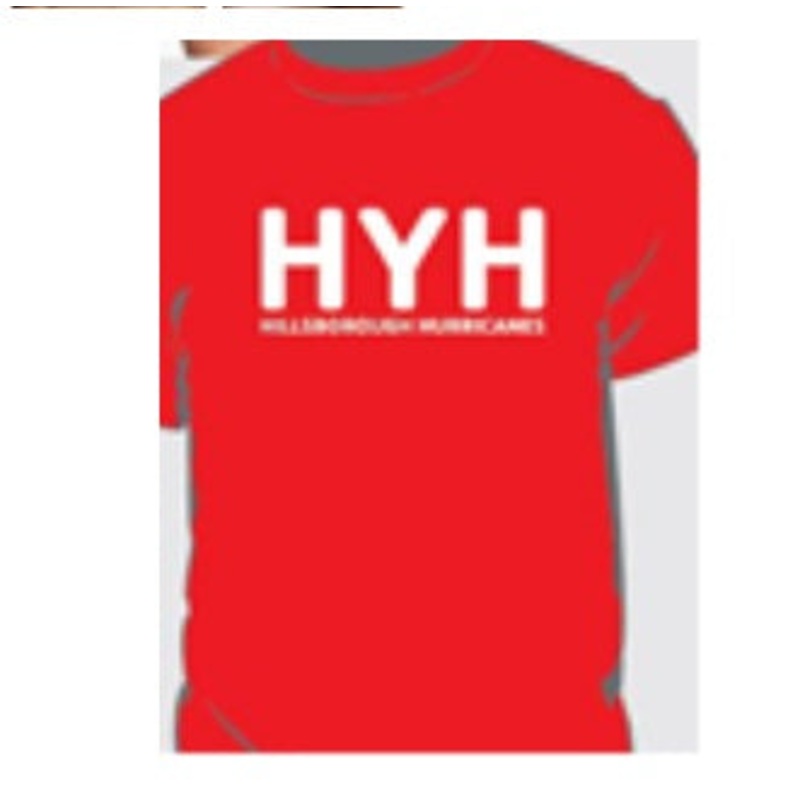Hillsborough Red Hurricanes - Gildan Ultra Cotton - 100% Cotton T-Shirt. 2000B