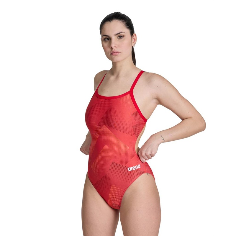 CARDINAL HILL - ARENA Women's Halftone Challenge Back One Piece