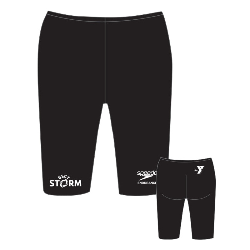 GSCY_SPEEDO Male Solid Endurance+ Jammer Swimsuit -Youth