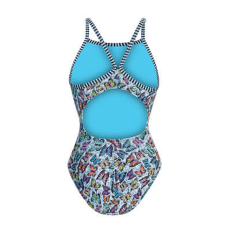 DOLFIN Women's Uglies Fly Away V-Back One Piece Swimsuit