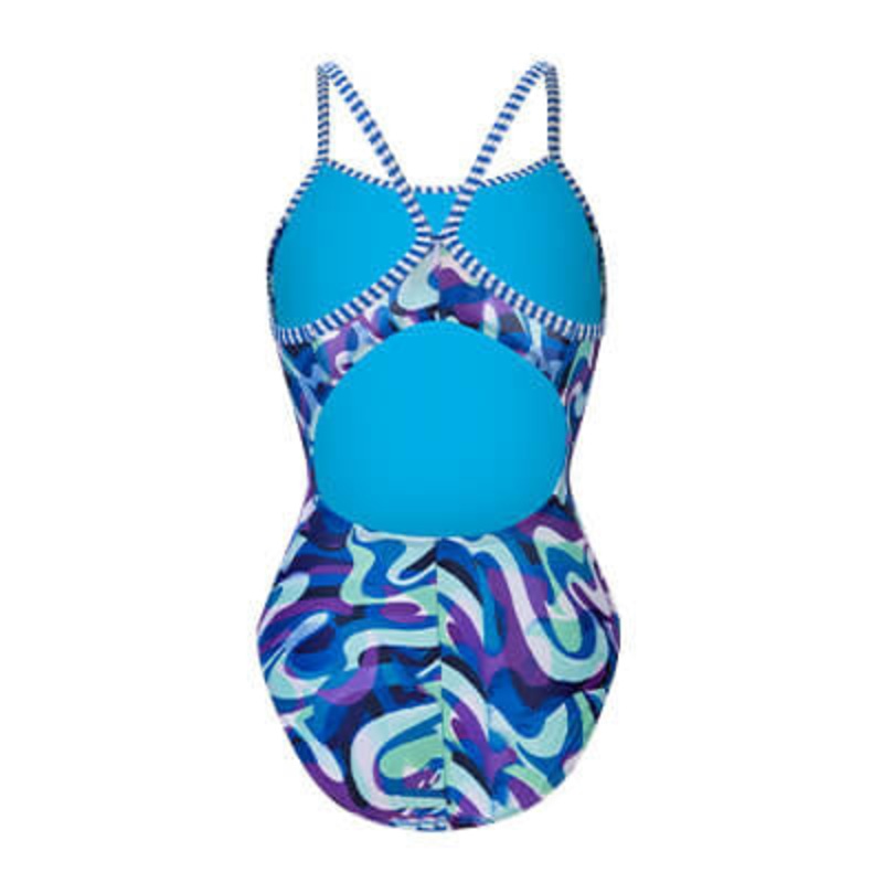 DOLFIN Women's Uglies Groovy V-Back One Piece Swimsuit