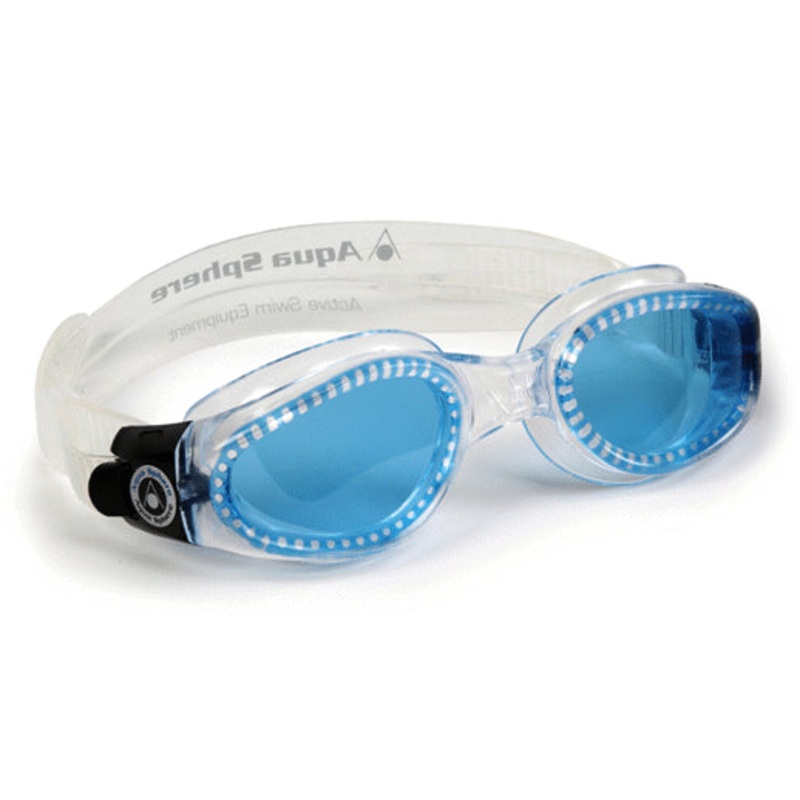 AQUA SPHERE Kaiman Small Fit - Blue Lens - Translucent Frame