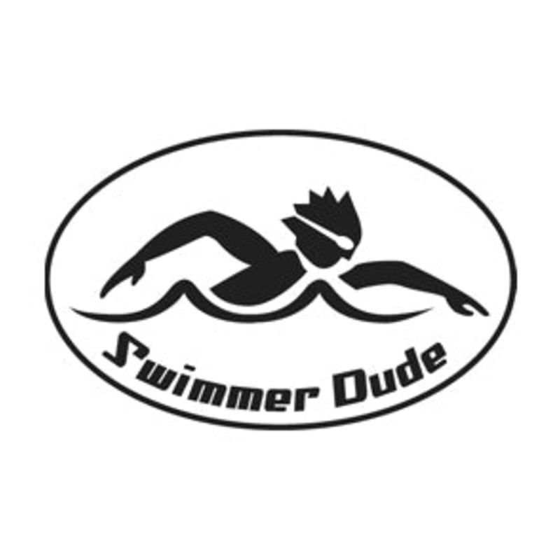 I Love To Swim Swimmer Dude Magnet