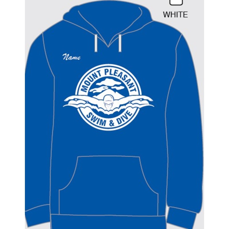 Mt Pleasant Swim Club_JERZEES - Youth Pullover Hooded Sweatshirt.  996Y