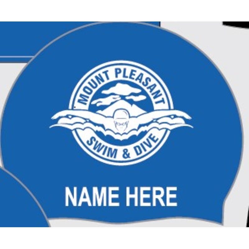 Mt Pleasant Swim Club_Personalized Custom Silicone Swim Cap