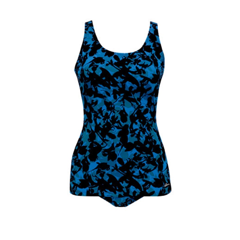 OCEAN Conservative Scoop Back with Skirt - Morea Blue