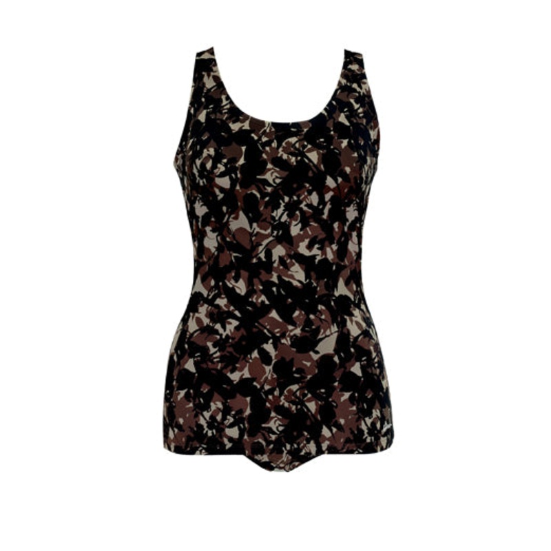 OCEAN Conservative Scoop Back with Skirt - Morea Brown