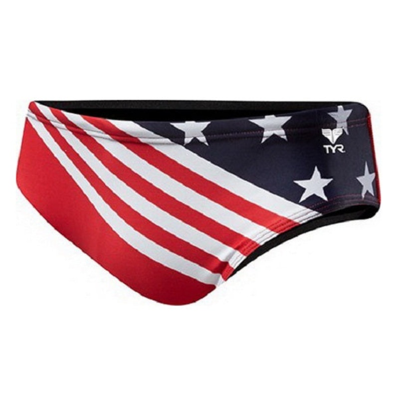 TYR Men's USA Triumph Brief - Adult