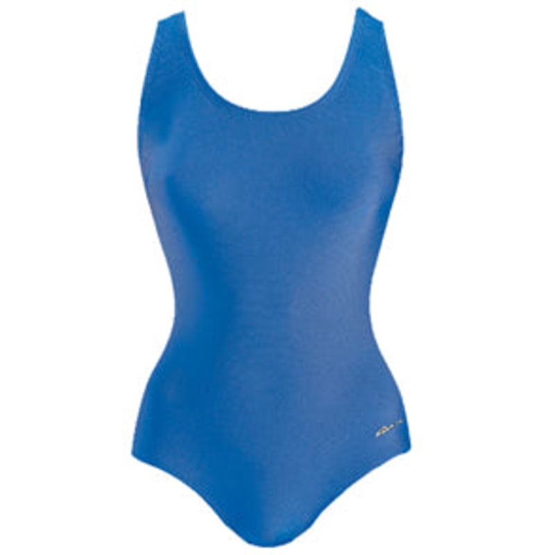 Aquashape Conservative Lap Suit Solid Royal