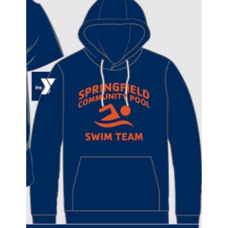 Springfield Swim Team_JERZEES SUPER SWEATS - Pullover Hooded Sweatshirt.  4997M