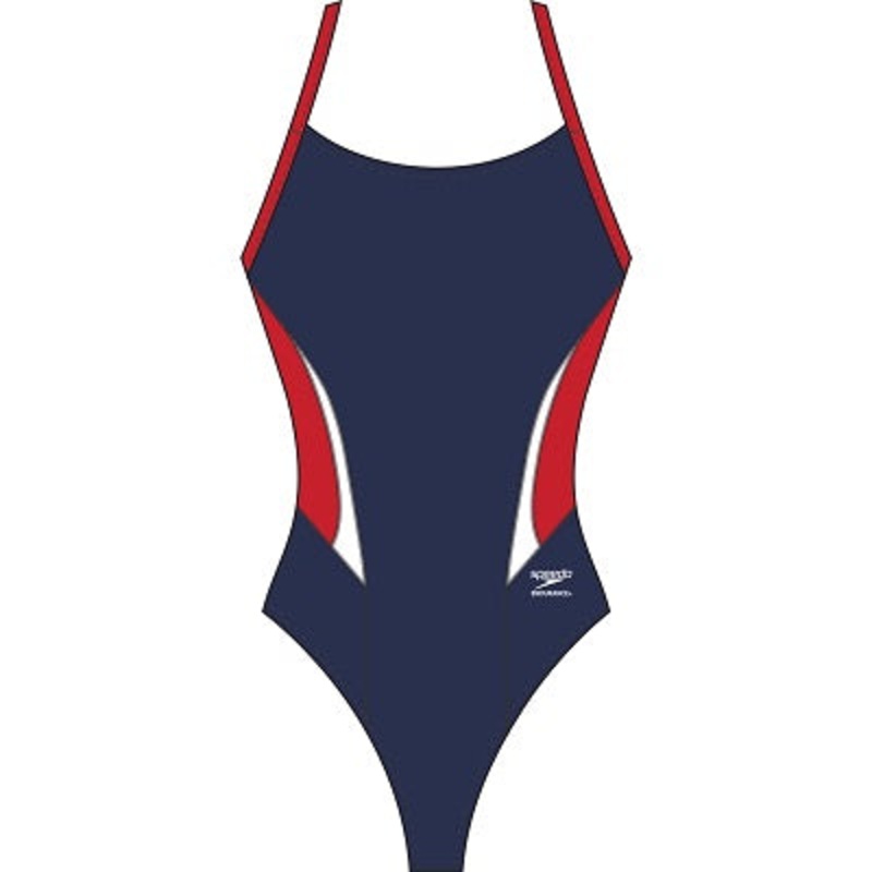 Westport YMCA Water Rat Swim Team - SPEEDO Edge Splice Crossback One Piece
