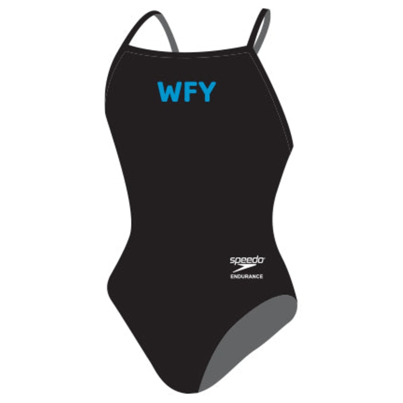 Wyckoff YMCA Swim Team - SPEEDO Endurance+ Solid Flyback Training Suit - Adult