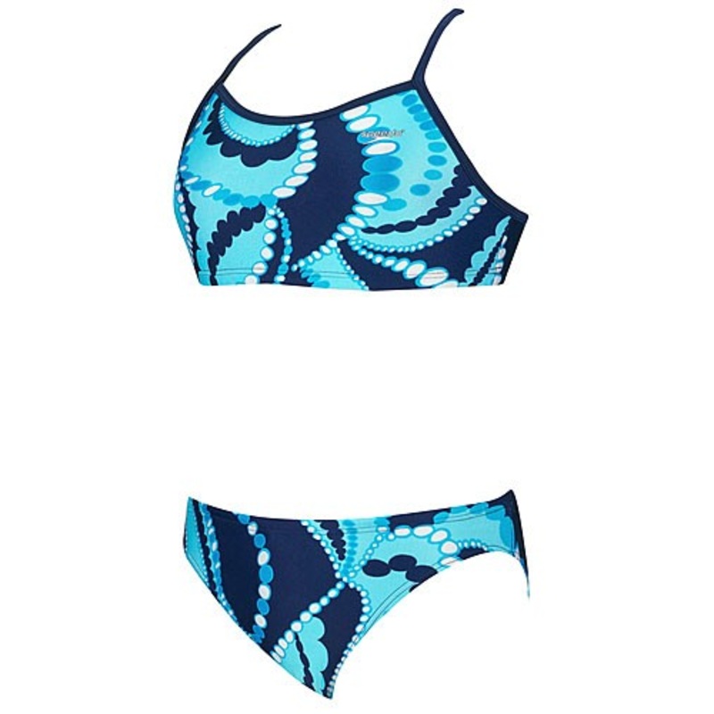 SPEEDO Mercury Swirl V-Back-NOC
