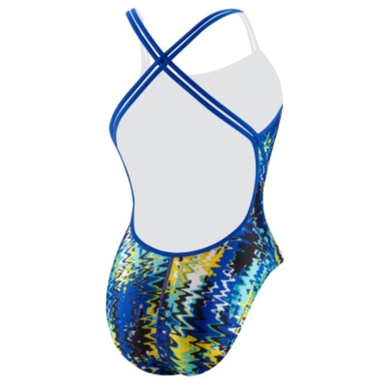 SPEEDO Neon Wave Volt Back Poly Spandex (36 Only)