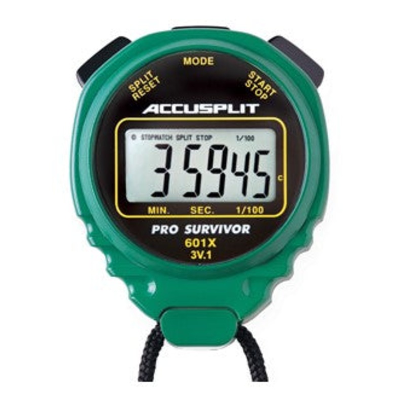 Accusplit Pro Survivor Stopwatch with Green Case