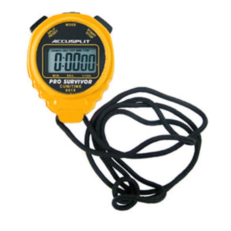 ACCUSPLIT Pro Survivor Stopwatch with Yellow Case