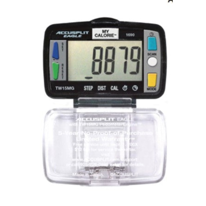Accusplit Super Thin Multi-Function Pedometer packed in UNIT BOX