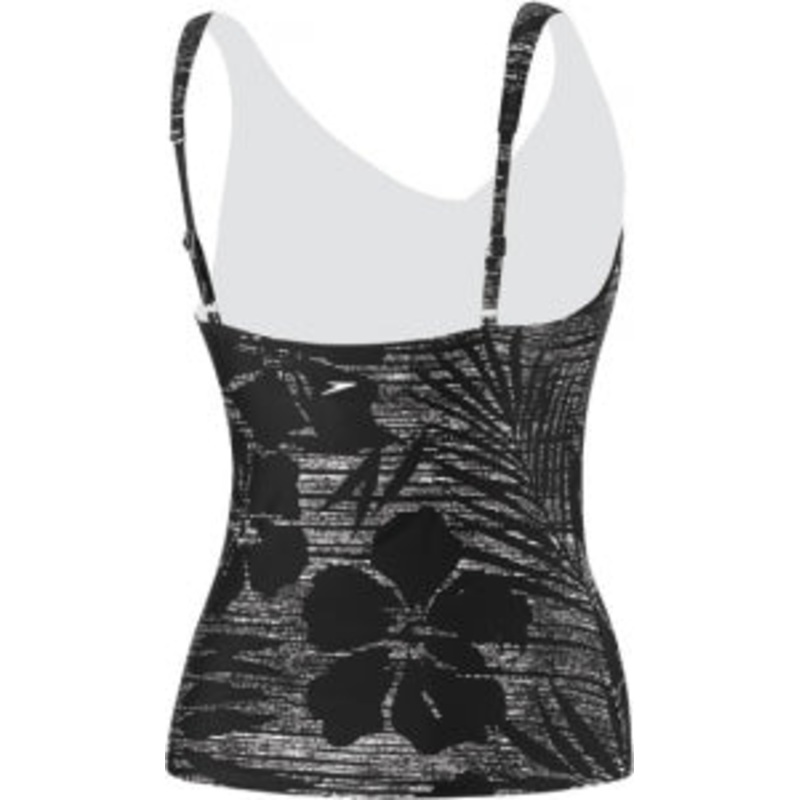 SPEEDO Line Drawn Floral Comfort Strap Tankini