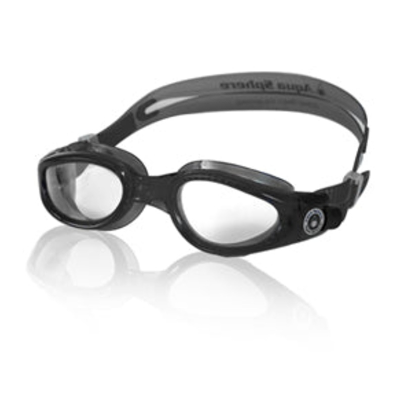 Aqua Sphere Goggle - Kaiman Clear Lens - Black