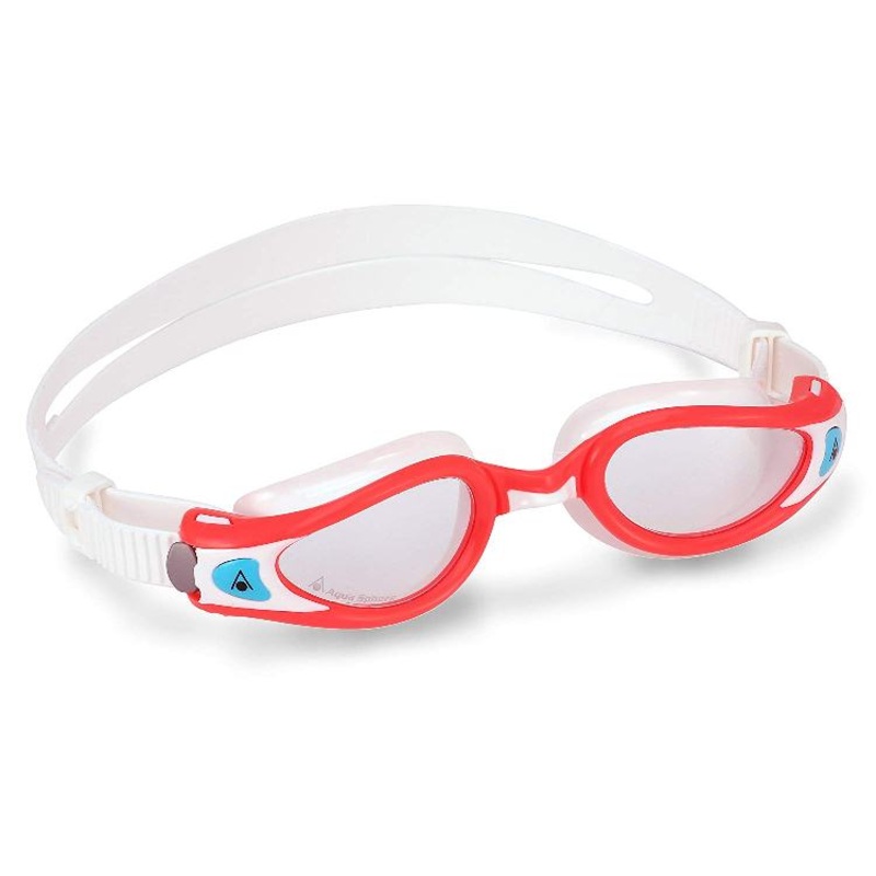 Aqua Sphere Ladies Goggle - Kaiman EXO Lady Fit Clear Lens - Coral/White