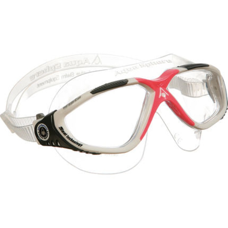Aqua Sphere Mask Vista Lady Clear Lens - Whitey/Gray/Coral