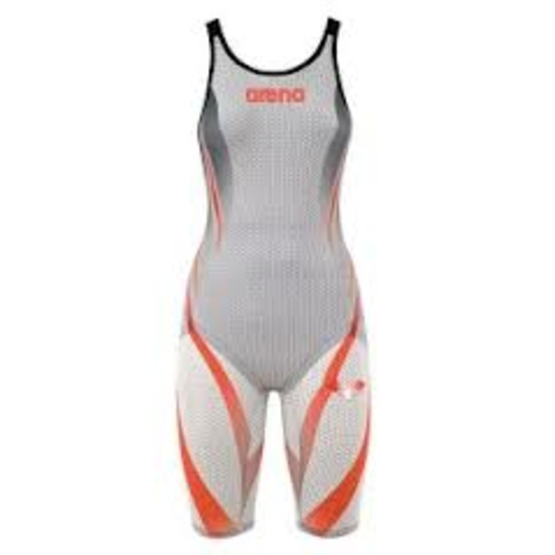 ARENA Powerskin Carbon Pro KneeSkin Open Back - White Hot