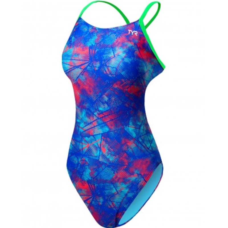 TYR Girls' Canvas Cutoutfit Swimsuit