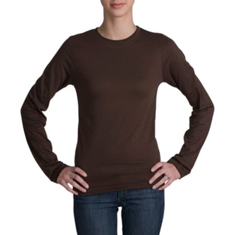District Threads - Ladies Long Sleeve Perfect Weight District Tee.  DT201