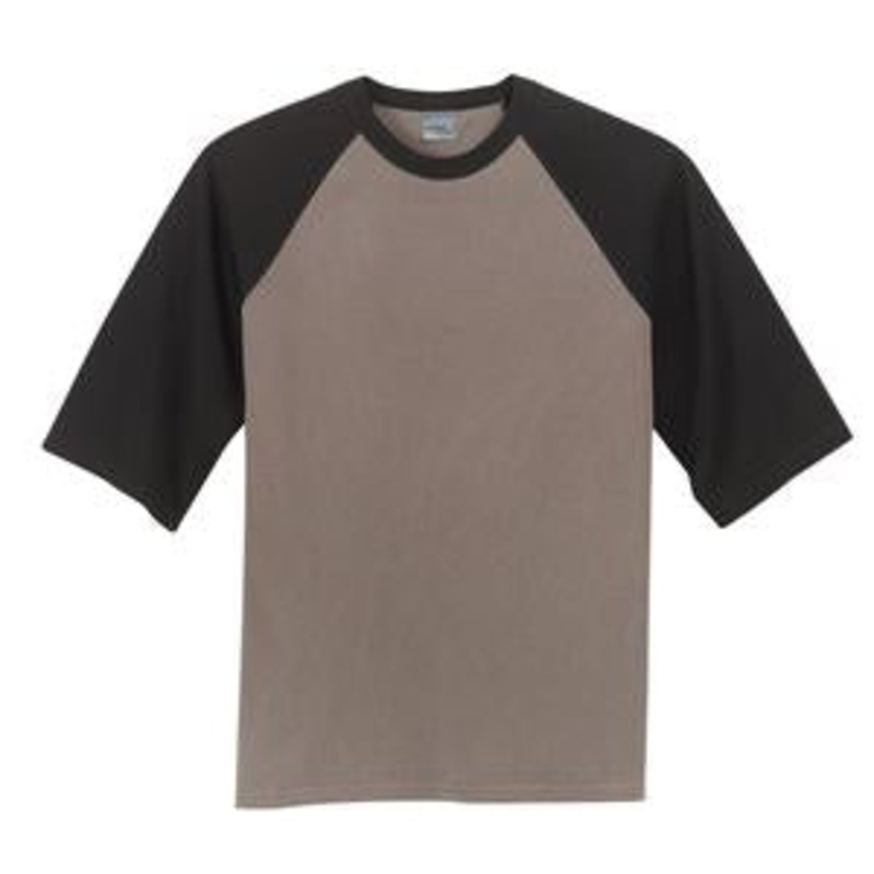 District Threads - Pigment-Dyed 3/4 Sleeve Raglan Tee.  DT101