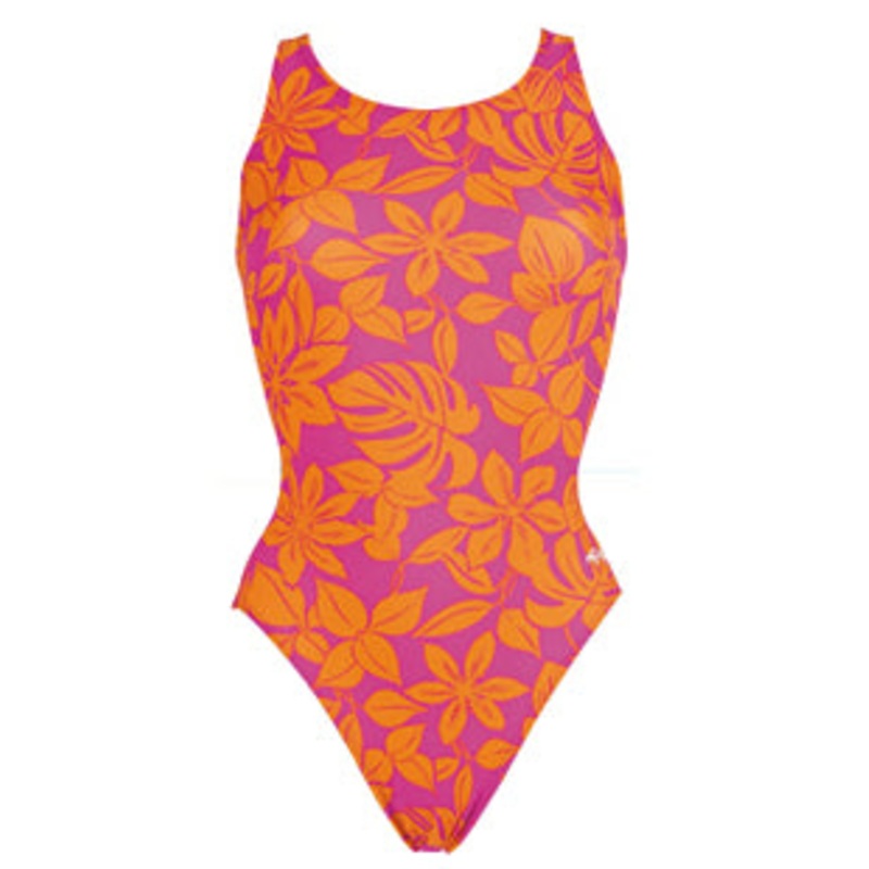 DOLFIN Fitness Female Caribbe Pink HP Back (24 Only)