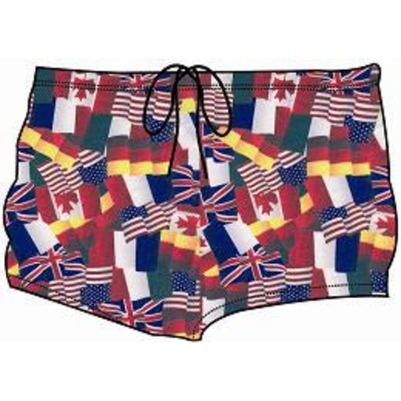 DOLFIN Men's Dragster Print Flags