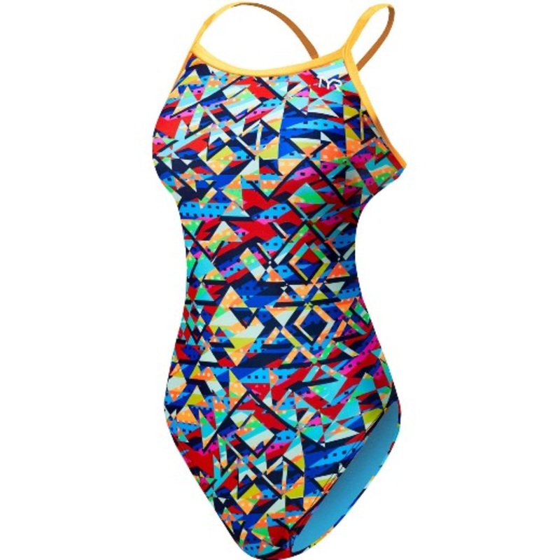 TYR Girls' Mosaic Diamondfit Swimsuit