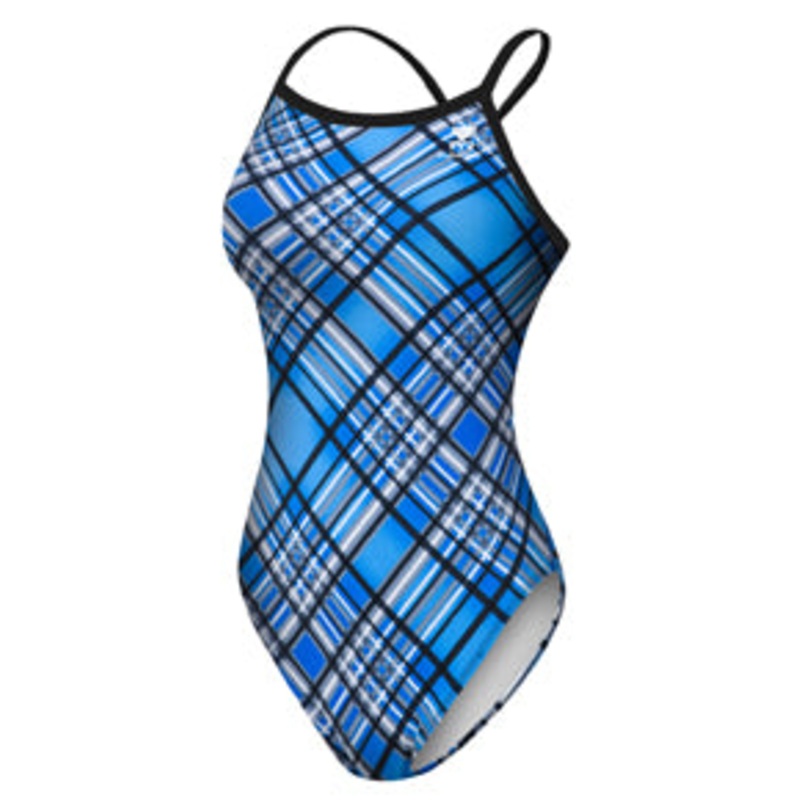 TYR Pacific Plaid Female Diamondback - Youth