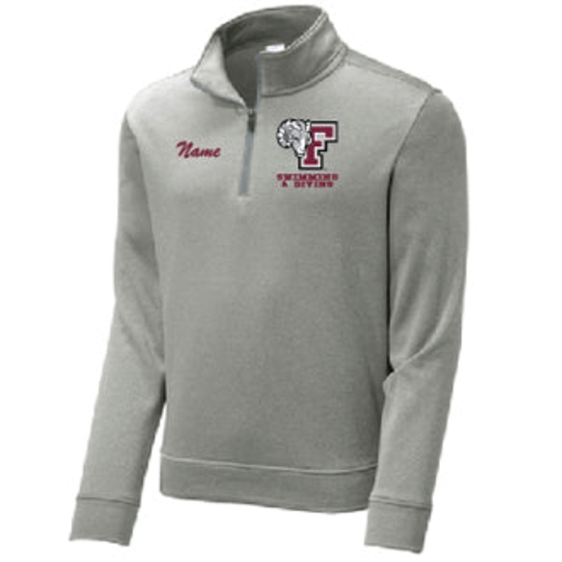 Fordham_Sport-Tek Sport-Wick  ZIP SWEATSHIRT