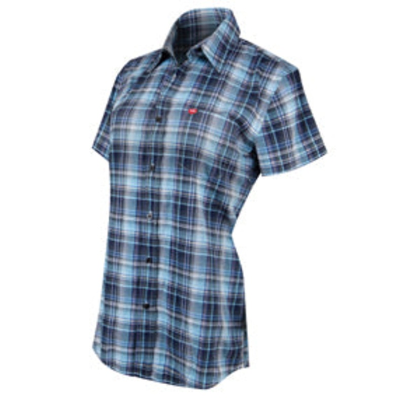 TYR Red Line Women's Plaid Buttondown Shirt