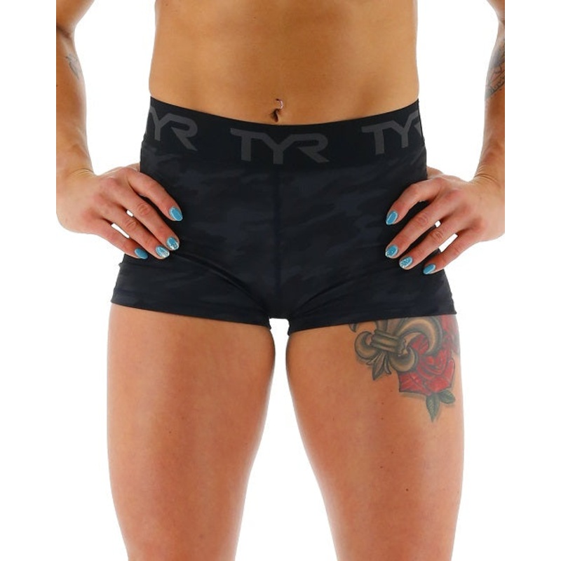 TYR Womens Blackout Logo Short 2