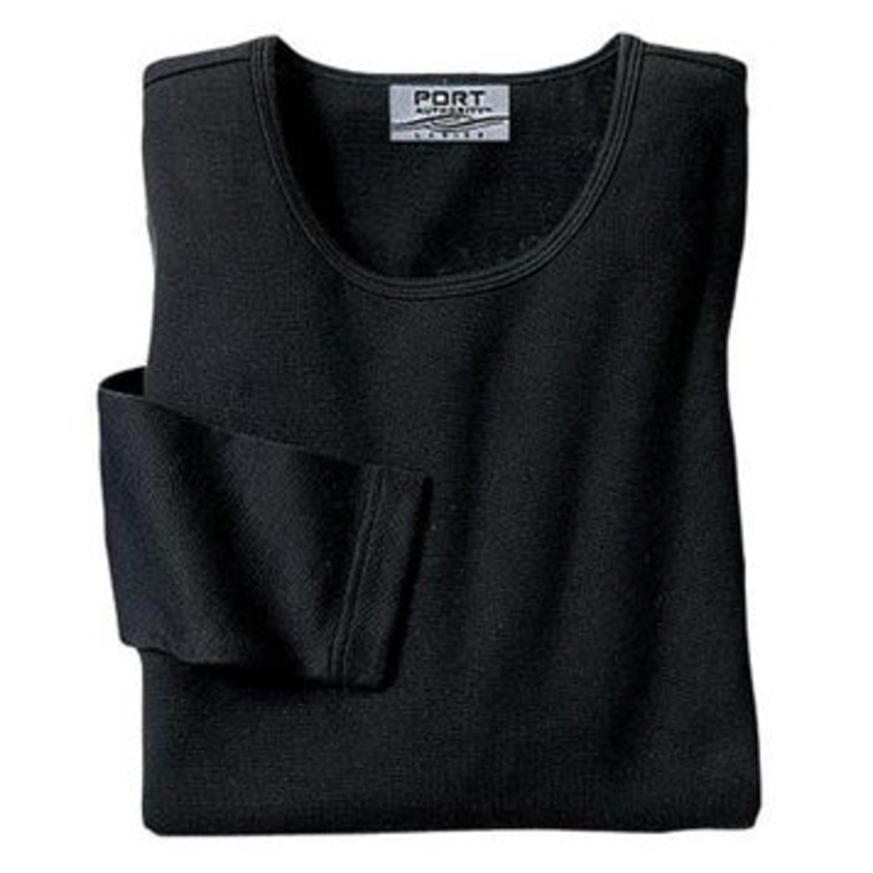 Port Authority - Ladies Long Sleeve Scoop Neck T-Shirt.  L340C