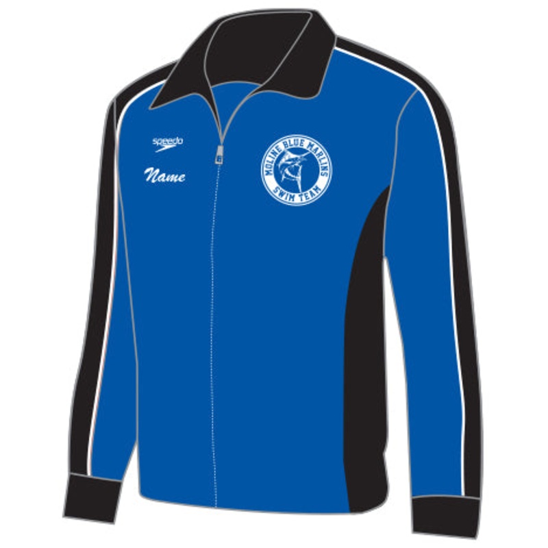 Moline Blue Marlins - Streamline Warm-Up Jacket - Unisex Youth