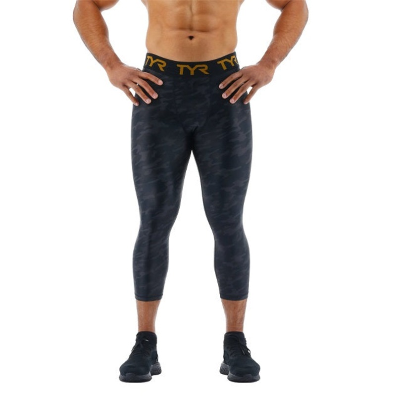 TYR Blackout Camo Compression Crop