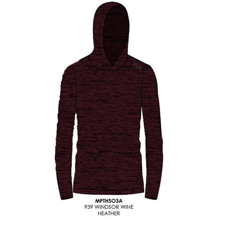 TYR Mens Solid Tech Performance Hoodie