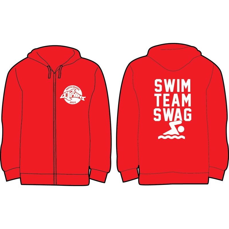 South Orange Dolphins Team Zip Sweatshirt