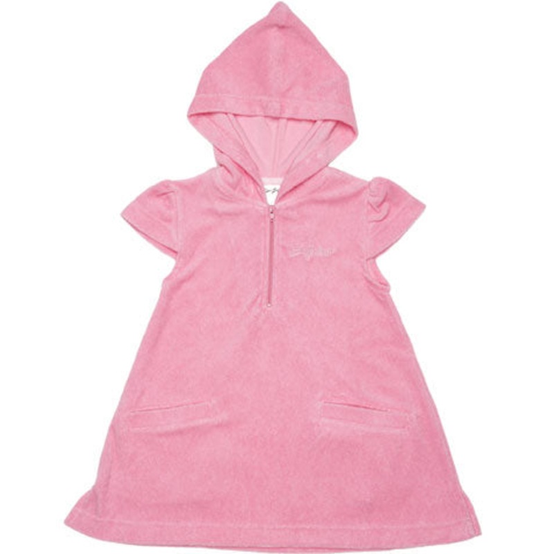 SUNBUSTERS Girls UV Protective Hooded Terry Dress