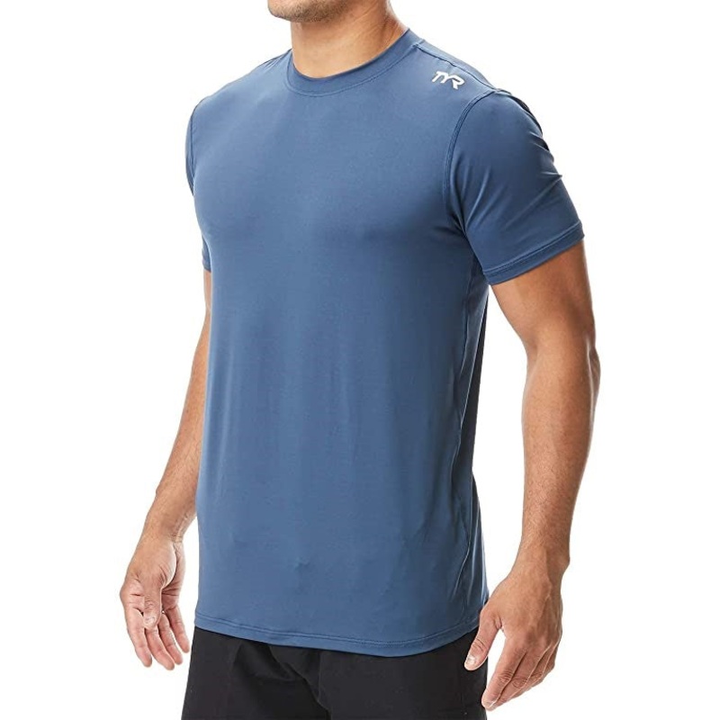 TYR Men's Short Sleeve Rashguard