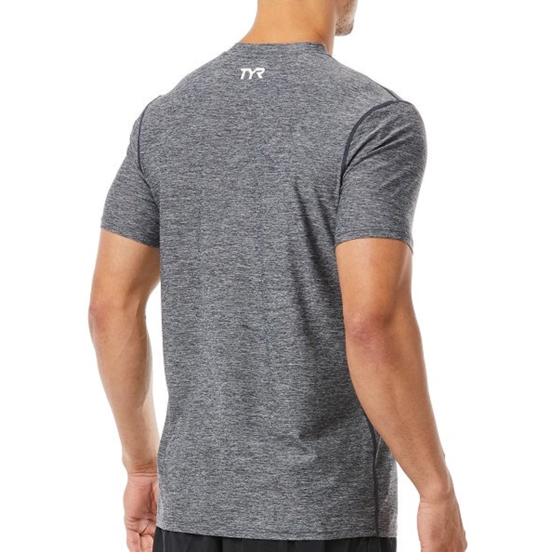 TYR Men's Vista Short Sleeve Rashguard