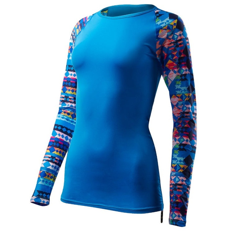 TYR Women's Belize Long Sleeve Rashguard- Boca Chica