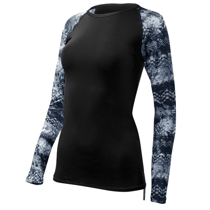 TYR Women's Belize Long Sleeve Rashguard - Emerald Lake