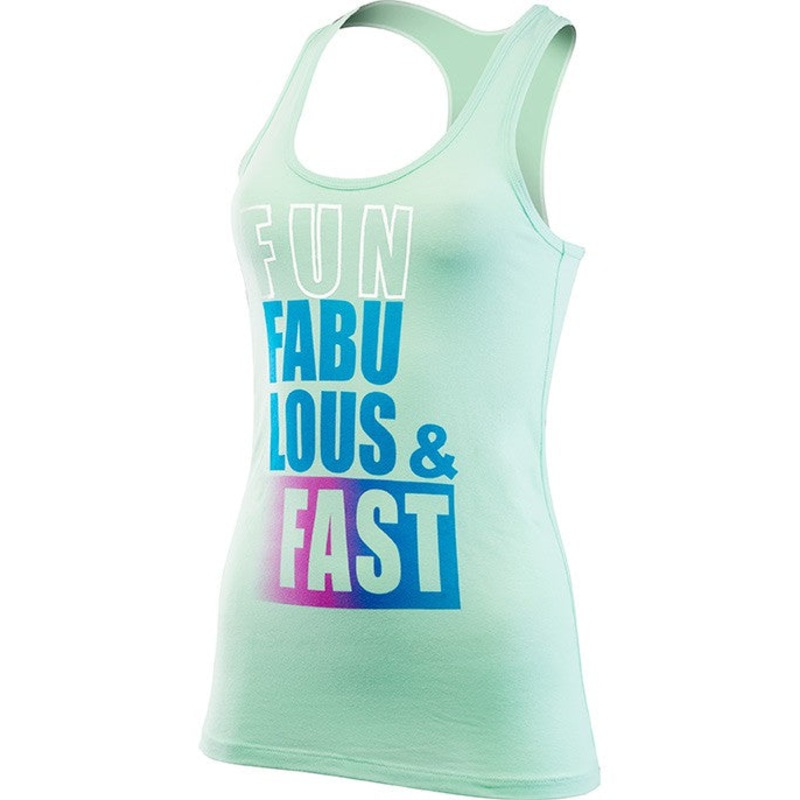 TYR Women's Fabulous and Fast Graphic Racerback Tank