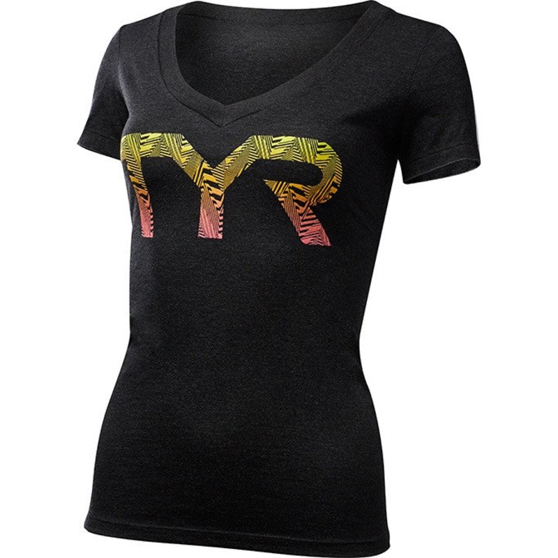 TYR Women's Party Animal Graphic V-Neck Tee