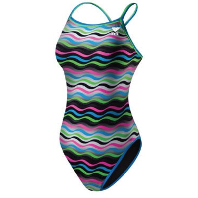 TYR Female Training Suit - Party Streamer (Reversible) (XS Only) - Adult